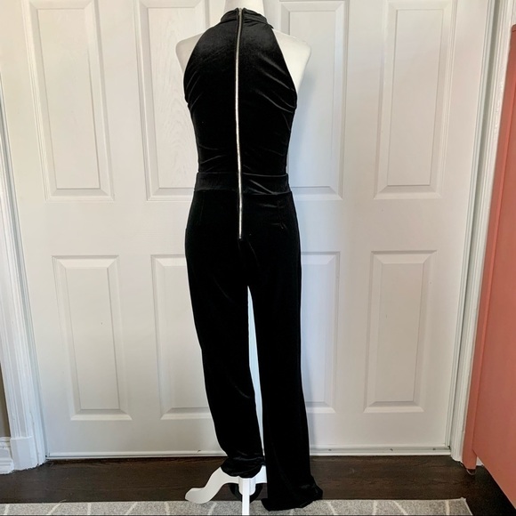 Stella Luce Black Velvet Romper Jumpsuit - Picture 5 of 7